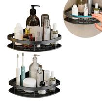 2 Prateleiras Multiuso De Canto Em L Em Alumínio Resistente a Água 2 Prateleiras Multiuso De Canto Em L Em Alumínio Resistente a Água