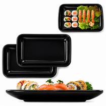 2 Pratos Oriental Petisqueira Travessa Restaurante Japones 19cm 2 Pratos Oriental Petisqueira Travessa Restaurante Japones 19cm
