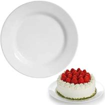 2 Pratos Raso Melamina Grande 27,5cm Boleira Refeição Bolo 2 Pratos Raso Melamina Grande 27,5cm Boleira Refeição Bolo
