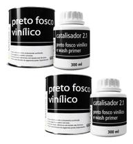 2 Preto Fosco Vinílico Washprimer Maxi Rubber 900ml C/cat 2 Preto Fosco Vinílico Washprimer Maxi Rubber 900ml C/cat