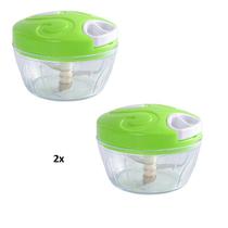 2 Processador De Alimentos Manual Mini Triturador 3 Lâminas 2 Processador De Alimentos Manual Mini Triturador 3 Lâminas