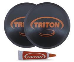 2 Protetor Central Para Alto Falante Triton 140mm + Cola