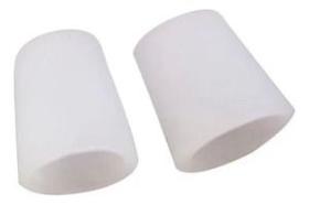 2 Protetor Dedo Silicone Anel Calo Joanete Pés Lesão Dor 2 Protetor Dedo Silicone Anel Calo Joanete Pés Lesão Dor
