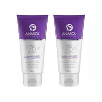 2 Protetor Solar Facial FPS75 Dahuer 60g - Anasol