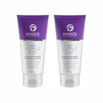 2 Protetor Solar Facial FPS75 Dahuer 60g - Anasol