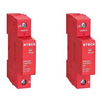 2 Protetor Surto Steck 40ka Steck 275v Classe II DPS40275