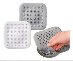 2 Protetor Tampa Ralo Banheiro Silicone Anti Cabelos Insetos 2 Protetor Tampa Ralo Banheiro Silicone Anti Cabelos Insetos