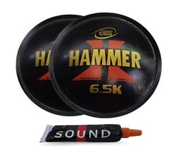 2 Protetor/tampão P/falante Eros Hammer 6.5k 140mm + Cola