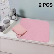 2 Protetores de Colchão 70x50 Absorventes Laváveis Rosa para Desfralde - Vila Flor 2 Protetores de Colchão 70x50 Absorventes Laváveis Rosa para Desfralde - Vila Flor