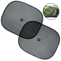 2 Protetores Tapa Sol Vidro Traseiro Carro Com Ventosa Preto 2 Protetores Tapa Sol Vidro Traseiro Carro Com Ventosa Preto