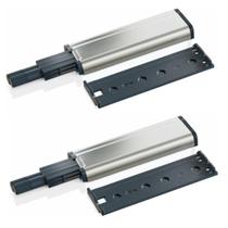 2 Pulsador Tip-on Fecho Toque Magnético Metálico Porta Gaveta Móveis