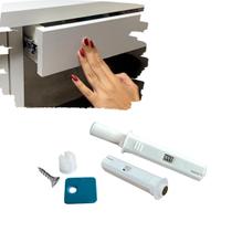 2 Pulsador Toque Magnético Fecho Tip-on Porta Armário Gaveta