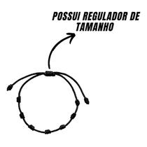 2 Pulseira Vermelha De Sete 7 Nós Kabbalah Para Afastar O Mal Comprimento 25 Cm Cor Vermelho Preto Diâmetro