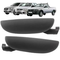 2 Puxador Maçaneta Externa Porta Dianteira Traseira Fiat Palio Siena Strada Sem Chave
