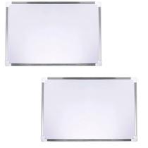 2 Quadros Branco Lousa Anotações Lembretes 20x30cm 2 Quadros Branco Lousa Anotações Lembretes 20x30cm