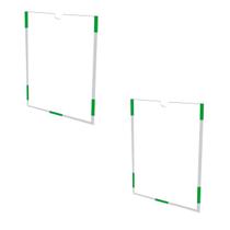 2 Quadros Display Expositor De Aviso Acrilico A4 - Elevador 2 Quadros Display Expositor De Aviso Acrilico A4 - Elevador