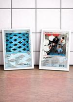 2 Quadros The Who Tomm+My Ge C/ Vidro, Moldura Branca Tam:A4
