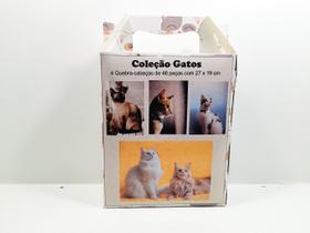 2 Quebra-Cabeça Cognitivo Reabilitação Idosos Gatos 24 pc