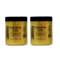 2 Queratina Creme Coiffer 500g Máscara reconstrução capilar 2 Queratina Creme Coiffer 500g Máscara reconstrução capilar
