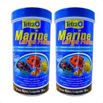 2 Ração Peixe Marine Large Flakes Tetra - 80g 2 Ração Peixe Marine Large Flakes Tetra - 80g