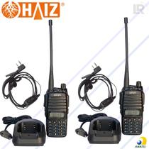 2 Rádio Comunicador Haiz UV82 Ht Dual Band Profissional Homologado