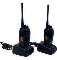 2 Radio Walk Talk Ht Comunicador 16 Ch 12km Ltomex BF A 777s Profissional Kit