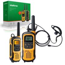 2 Rádios RC4100 Intelbras Resistentes à Água e Poeira Com Fones HC20 VOX