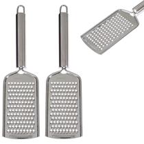 2 Ralador Queijo Vegetais Legumes Em Inox Cabo 24cm Cozinha
