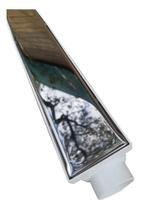 2 Ralo Linear Sifonado 6x50, Grelha Lisa Inox Polido 2 Ralo Linear Sifonado 6x50, Grelha Lisa Inox Polido