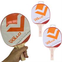2 Raquetes Tênis Mesa Ping Pong Force 1000 VT601 Vollo Preto e Vermelho 2 Raquetes Tênis Mesa Ping Pong Force 1000 VT601 Vollo Preto e Vermelho