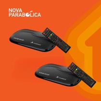 2 Receptores Digital Banda KU Vivensis Vx10 HD Nova Parabólica