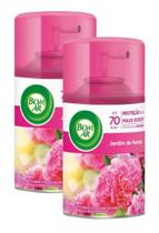 2 Refil aromatizante Bom Ar Freshmatic JARDIM PEÔNIA 250ml