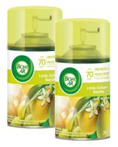 2 Refil aromatizante Bom Ar Freshmatic Limão Siciliano 250ml