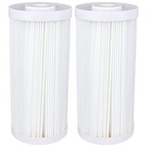 2 Refil Cartucho Plissado Filtro Big Blue 10x4 1/2 Lavavel Cor Branco
