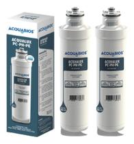 2 Refil Filtro Acquabios Compatível Com Electrolux Pc41b Pc41x Ph41b Ph41x Pe11b Pe11