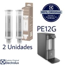 2 Refil Filtro Purificador Electrolux Pure 4x PE12G Acqua Pure - Original