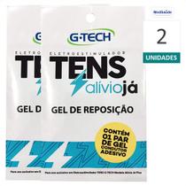 2 Refil Gel de Reposicao Tens G-tech Alivio Ja Plus