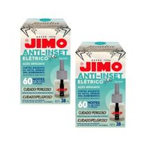 2 Refil Jimo Anti Inset Elétrico 28ml Protege Contra Mosquitos E Pernilongos Uso Noturno Prolongado Ideal Para Quartos Ambientes Fechados Eficiente 2 Refil Jimo Anti Inset Elétrico 28ml Protege Contra Mosquitos E Pernilongos Uso Noturno Prolongado Ideal Para Quartos Ambientes Fechados Eficiente