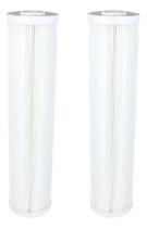 2 Refil Plissado Lavável Big Blue 10 E 25 Micra 20 X 4 1/2 Branco 2 Refil Plissado Lavável Big Blue 10 E 25 Micra 20 X 4 1/2 Branco