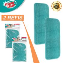 2 Refil Rodo Magico Vassoura Esfregão Mop Spray Top Universal