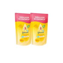 2 Refil Sabonete Líquido Glicerina Camomila 180ml Johnson's