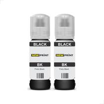 2 Refil Tinta Preto Compatível Epson L5190 L3210 L5290 L1250