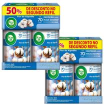 2 refis 250ml odorizador de ambiente bom ar automático