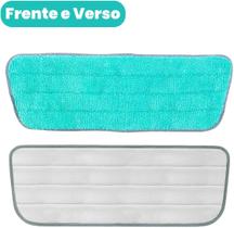 2 Refis de Microfibra para Mop Spray Multiuso: Esfregão Lava e Seca de Alta Eficiência