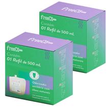 2 refis freecô bloqueador de odores sanitarios 500ml