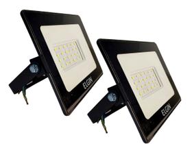 2 Refletor de Led 30w Bivolt 6500K Holofote Branco Frio IP65 2 Refletor de Led 30w Bivolt 6500K Holofote Branco Frio IP65
