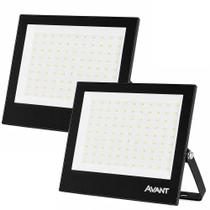 2 Refletor Led 150w Bivolt Branco Frio 6500k Comércio Avant 2 Refletor Led 150w Bivolt Branco Frio 6500k Comércio Avant