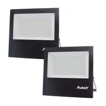 2 Refletor Led 150w Bivolt Branco Frio 6500k Comércio Avant 2 Refletor Led 150w Bivolt Branco Frio 6500k Comércio Avant