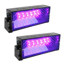 2 Refletor Luz Negra Profissional Deltrônica Lâmpada Led Uv 2 Refletor Luz Negra Profissional Deltrônica Lâmpada Led Uv
