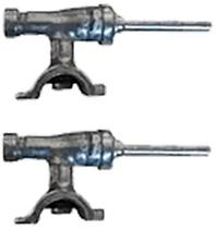 2 Registro Ramal Encaixe Fogão De Piso Fischer Horizontal